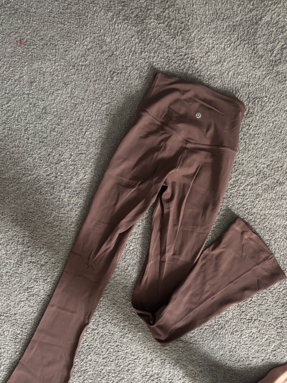 lululemon athletica Brown High-Rise Flare Leggings